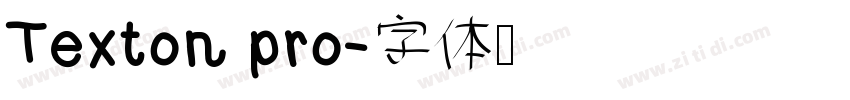 Texton pro字体转换